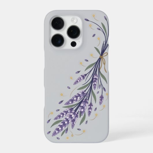 ムーディーラベンダーホタル iPhoneケース (裏面)