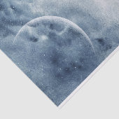 ムーディー青い水色の空の星三日月 薄葉紙 (詳細)