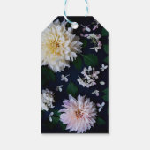 ムーディー ダリア フラワープリント ギフトタグ (裏面)