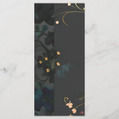 ムーディ抽象芸術フローラボホハンドスティング メニュー (裏面)