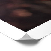 ムーディ暖かい秋の野草農家の壁のアート ポスター (角)