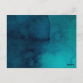 ムーディ海水の色ありがとう披露宴カード ポストカード (裏面)