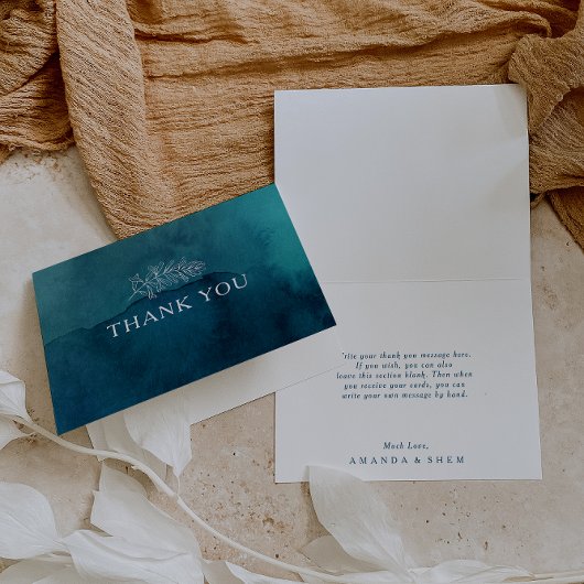 ムーディ海水カラーサンキューカード サンキューカード