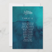 ムーディ海水色テーブル番号座席表 (正面)