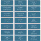 ムーディ海結婚のゲストアドレス シール (正面)