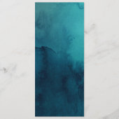 ムーディ海結婚水色のディナーメニュー メニュー (裏面)