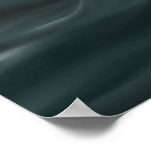 ムーディ深いの緑の波が嵐に巻き込まれる ポスター (角)