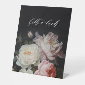 ムーディ牡丹バラフローラギフトとカード 台座サイン (正面)