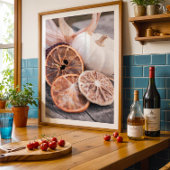 ムーディ秋カボチャはまだ生きている暖かい農家の芸術 ポスター