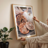ムーディ秋カボチャはまだ生きている暖かい農家の芸術 ポスター