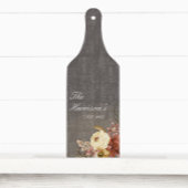 ムーディ秋フローラカスタムウェディング カッティングボード