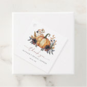 ムーディ秋フローラブライダルシャワー フェイバータグ (インサイチュ)