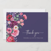 ムーディ結婚フローラ サンキューカード (正面)