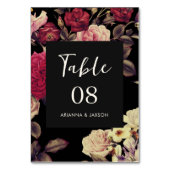 ムーディ結婚フローラ テーブルナンバー (裏面)