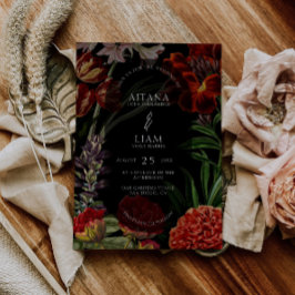 ムーディ結婚フローラ 招待状