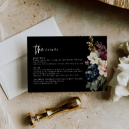 ムーディ結婚ーの詳細エンクロージャカード 出欠カード