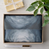 ムーディ青い水彩月の女神が分離する 薄葉紙 (ギフト)