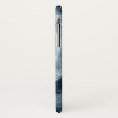 ムーディ青の水色の月の女神の森 Case-Mate iPhoneケース (裏面/左)