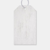 ムーディ&バ素朴ルガンディ水彩フラワーフレーム ギフトタグ (裏面)