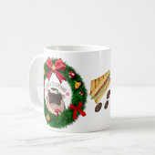ムーデンカバのメリークリスマス コーヒーマグカップ (正面左)