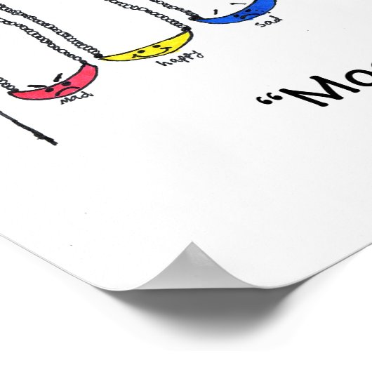 ムードおもしろいスイングポスター ポスター (角)