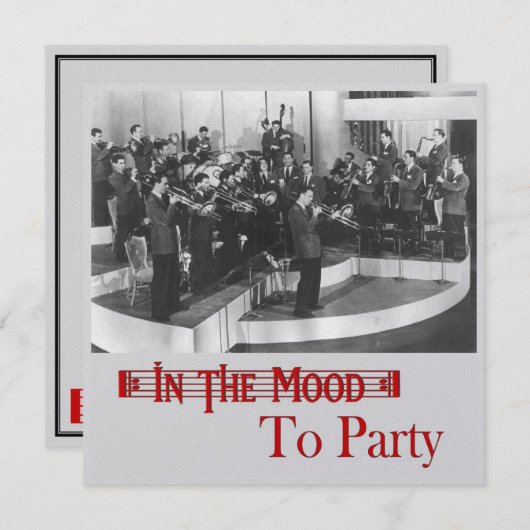 ムードで 招待状 (正面/裏面)