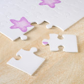 ムードのポスターのための可愛い前向きイースターバニー ジグソーパズル (側面)