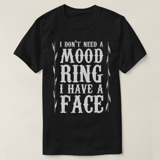 ムードは要らないリングや輪顔 Tシャツ (デザイン正面)