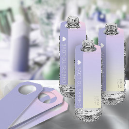 ムードグラデーショ結婚ンの応援パステルドーンID741 ボトルネックタグ