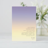 ムードグラデーショ結婚ンの詳細インディゴサンセットID741 エンクロージャーカード (スタンド正面)