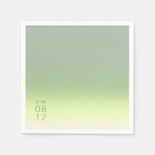 ムードグラデーシ結婚ョンの春牧草地ID741 スタンダードカクテルナプキン (正面)