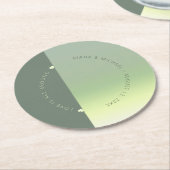 ムードグラデーシ結婚ョンの春牧草地ID741 ラウンドペーパーコースター (アングル)