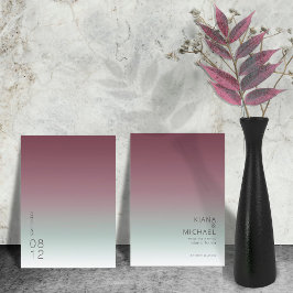 ムードグラデ結婚ントのバーガンディーミストID741 セーブザデート