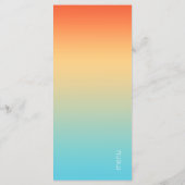 ムードグラデ結婚ントの熱帯の空ID741 メニュー (裏面)