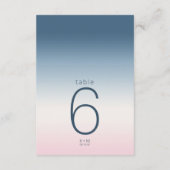 ムードグラデ結婚ーションのテーブルプロイセン空ID741 招待状 (裏面)