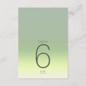 ムードグラデ結婚ーションのテーブル春牧草地ID741 招待状 (裏面)