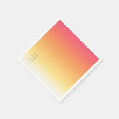 ムードグラデ結婚ーションの暑い夏ID741 スタンダードカクテルナプキン (角)