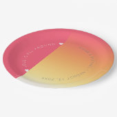 ムードグラデ結婚ーションの暑い夏ID741 ペーパープレート (アングル)