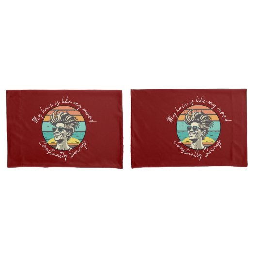 ムードスインガーのタイムマシンブラックスタイル時計 枕カバー (フロントセット)