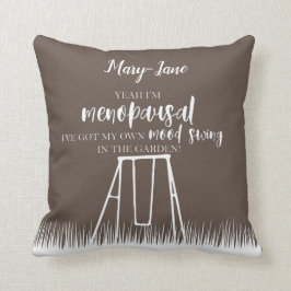 ムードスイングザガーデン更年期おもしろい引用文 クッション