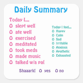 ムードトラッキングシール スクエアシール