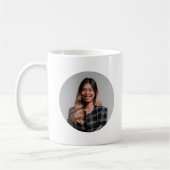ムードパーソナライズされたエンハンサー写真オフィスギフトティー コーヒーマグカップ (左)