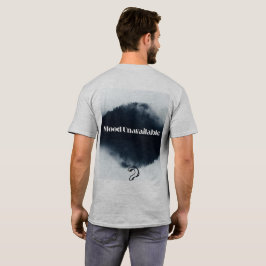 "ムード利用不可:星空の静寂ドロップ" Tシャツ