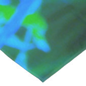 ムード紫色の牡丹と美しいワイゲラの葉 テーブルクロス (アングル)