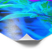 ムード紫色の牡丹と美しいワイゲラの葉 フォトプリント            (角)