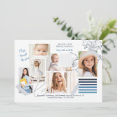 ムード芸術的フォト誕生日招待状 招待状 (スタンド正面)