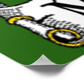 ムーニーコートオブアームズ旗のポスタープリント ポスター (角)