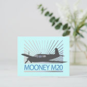 ムーニーM20航空 ポストカード (スタンド正面)