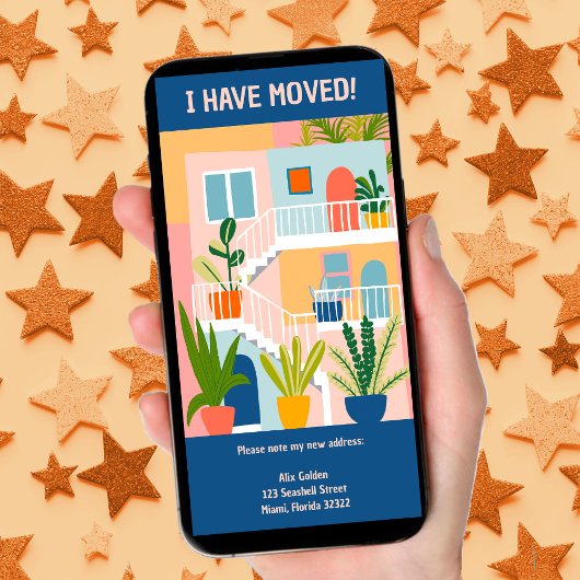 ムービングアナウンスニューアパートメントツリーフリーカード セーブザデート