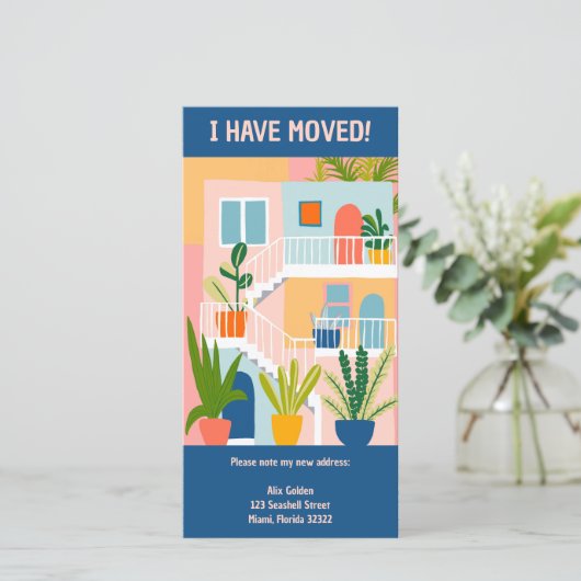 ムービングアナウンスニューアパートメントツリーフリーカード セーブザデート (スタンド正面)